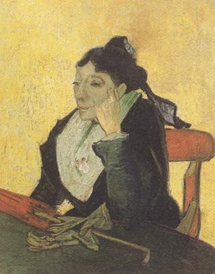 Vincent Van Gogh L'Arlesienne:Madame Ginoux wtih Books (nn04) China oil painting art